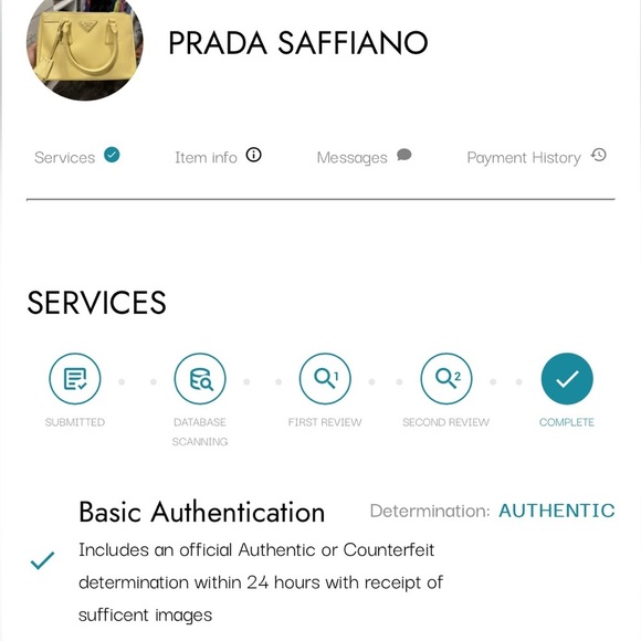 PRADA Saffiano Small Galleria Double Zip Tote Polline Color / Butter Yellow - Picture 15 of 16